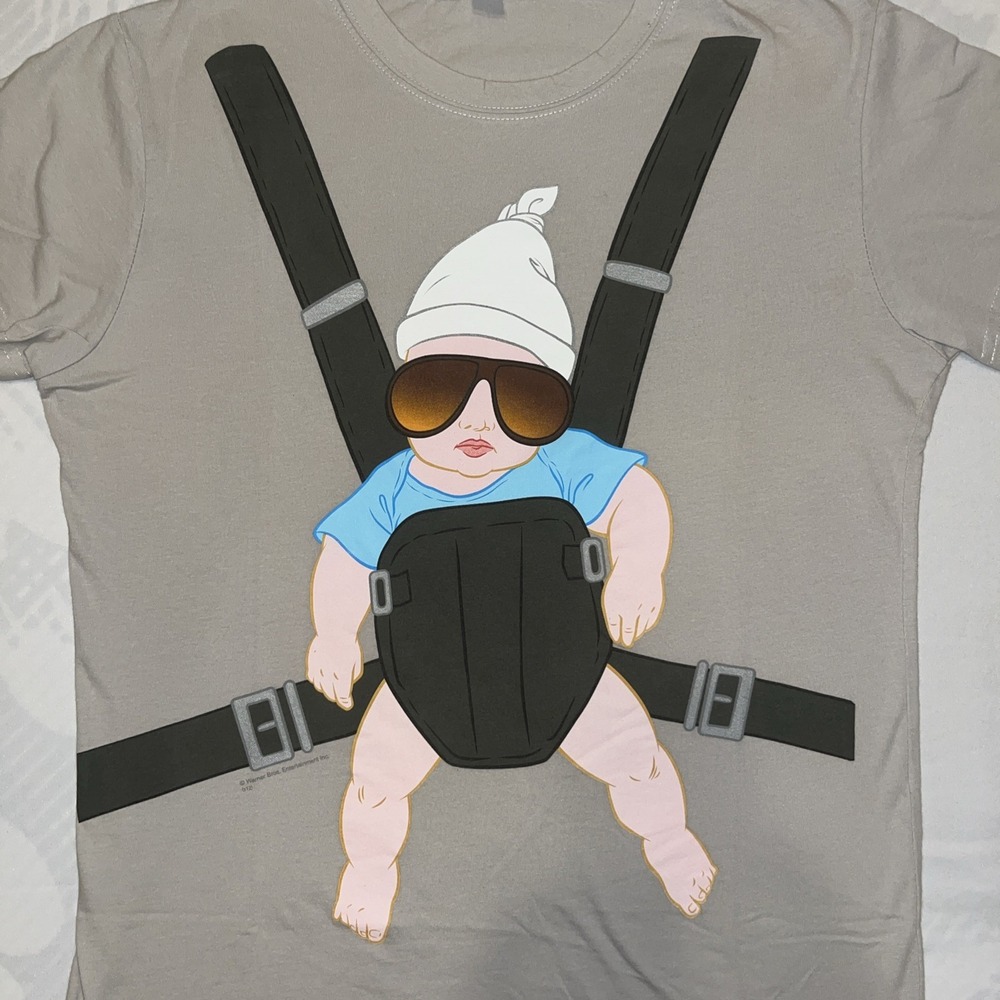 Hangover Baby Carlos Shirt Men's Gray Movie Costume Tee Funny Alan L Top
